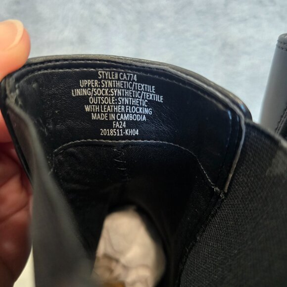 J. Crew Factory Chelsea Boot Women's Black Faux Leather CA774 NEW Size 7, 10 - Picture 4 of 11